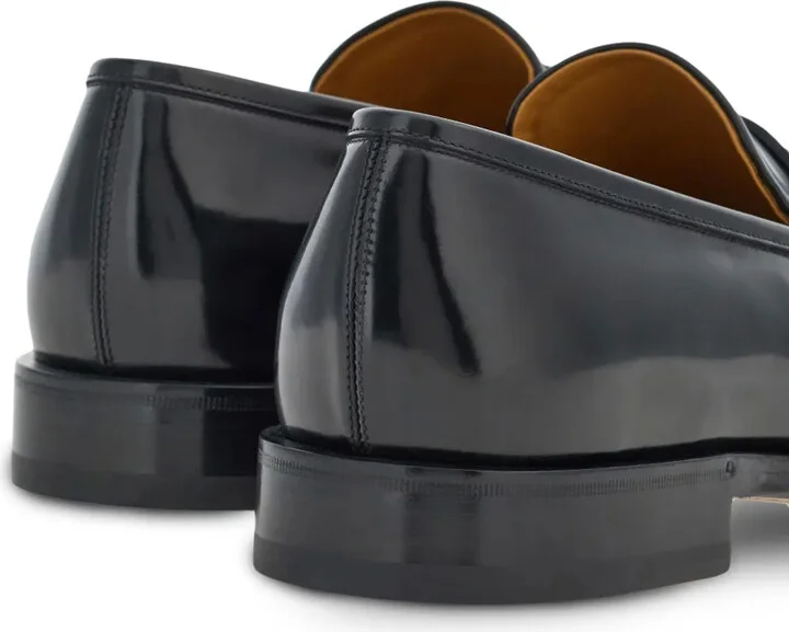 Pointed-Toe Leather Loafers - Image 3