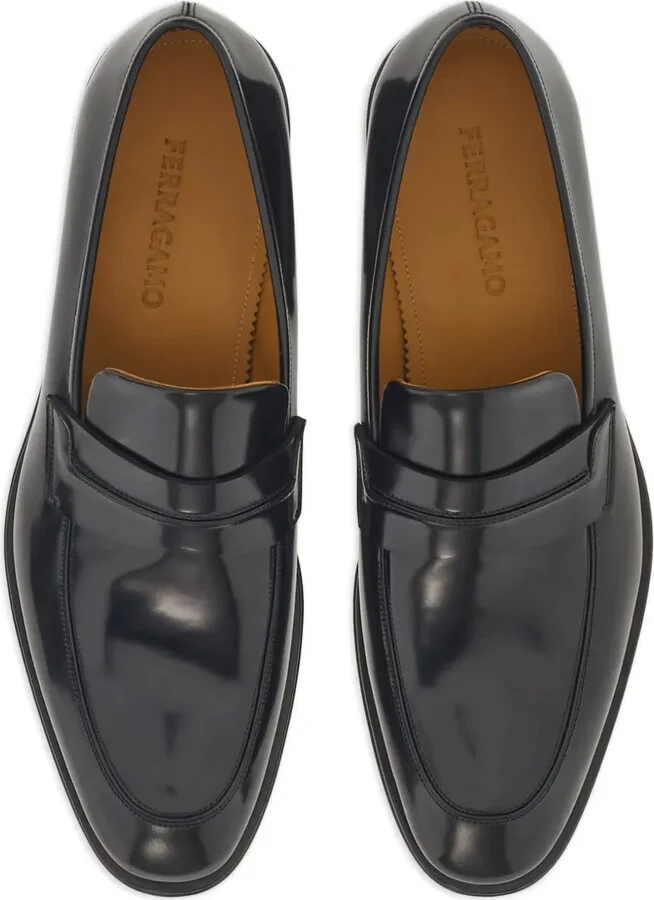 Pointed-Toe Leather Loafers - Image 4