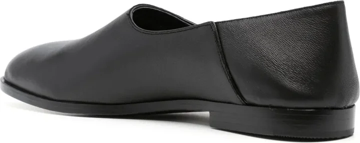 Pointed-Toe Leather Loafers - Image 3