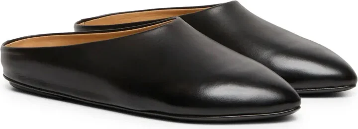 Pointed-Toe Leather Mules - Image 2