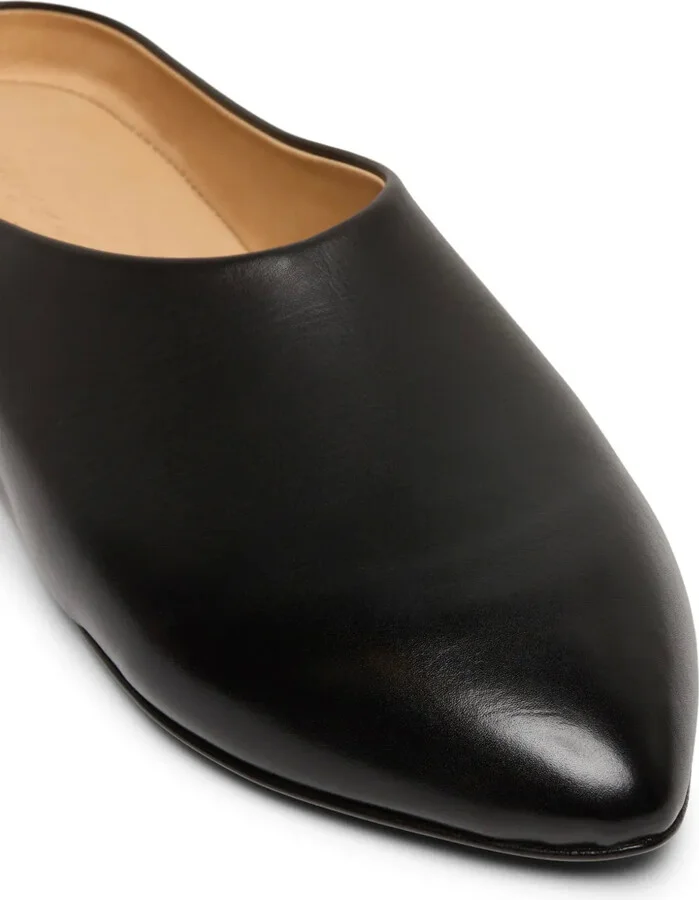Pointed-Toe Leather Mules - Image 4