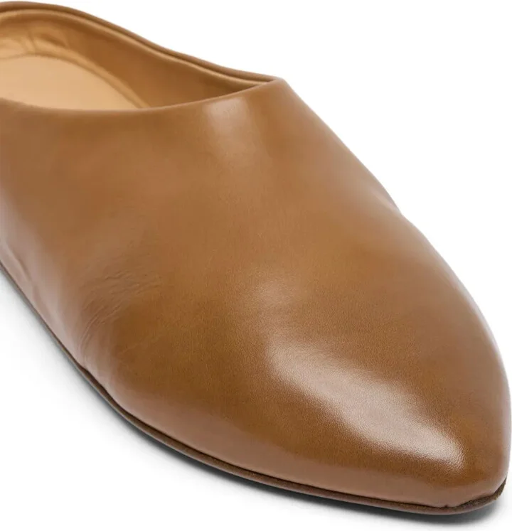 Pointed-Toe Leather Mules - Image 4