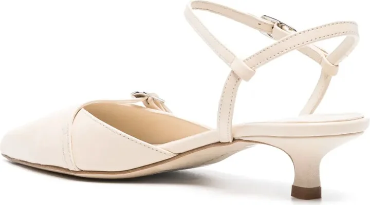 Pointed-Toe Leather Pumps - Image 3