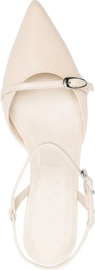 Pointed-Toe Leather Pumps - Image 4