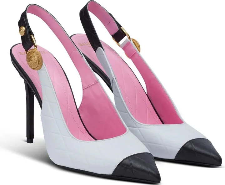 Pointed-Toe Leather Pumps - Image 2
