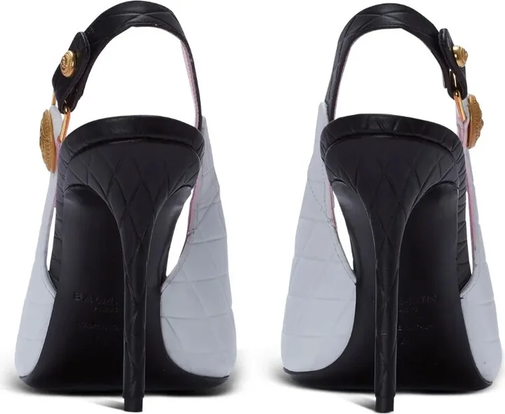 Pointed-Toe Leather Pumps - Image 3