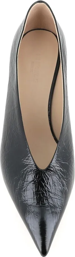 Pointed-Toe Leather Pumps - Image 3