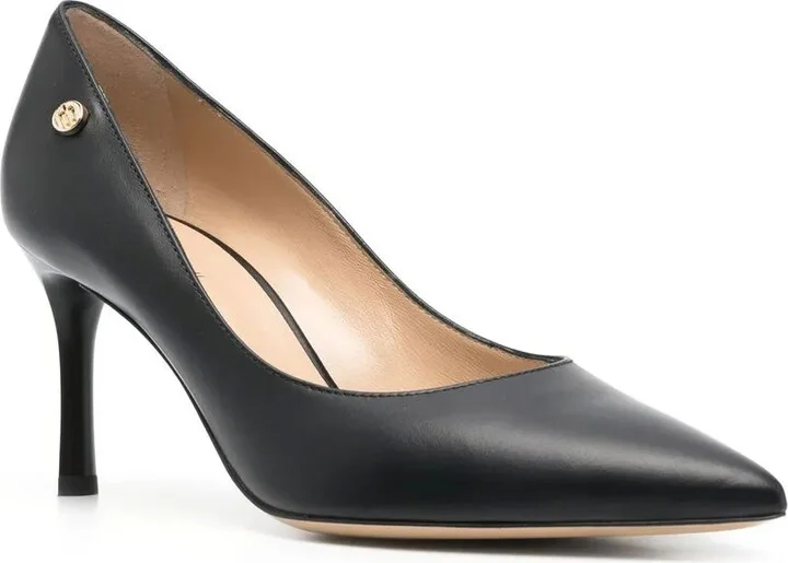 Pointed-Toe Leather Pumps - Image 2