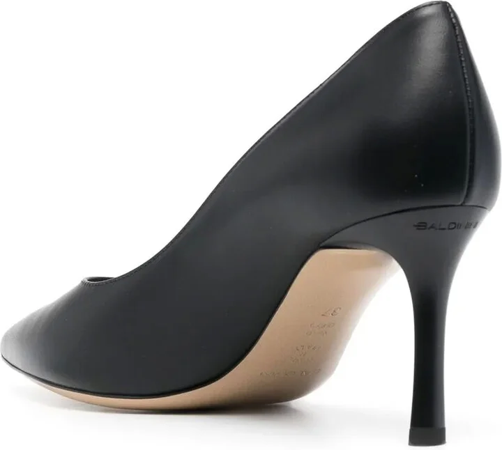 Pointed-Toe Leather Pumps - Image 3