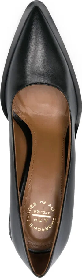 Pointed-Toe Leather Pumps - Image 4