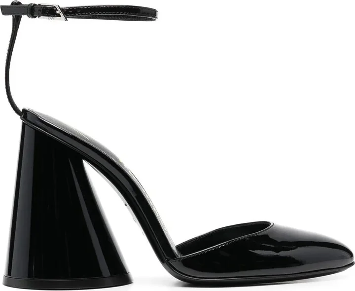 Pointed-Toe Leather Pumps