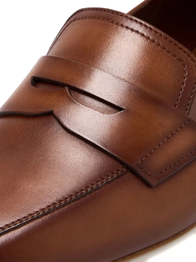 Pointed-Toe Penny Loafers - Image 4