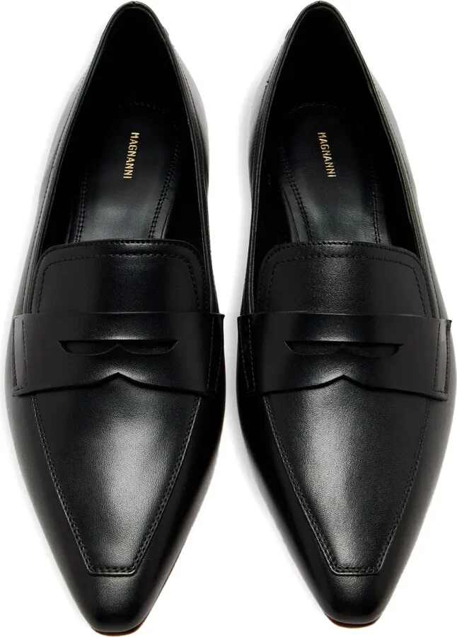 Pointed-Toe Penny Loafers - Image 3