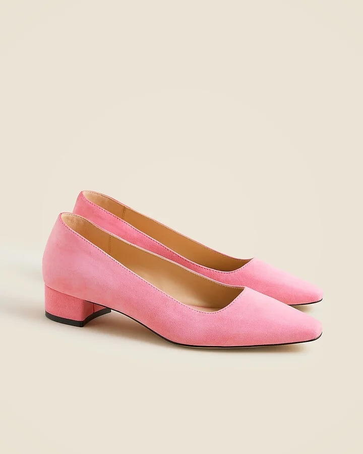 Pointed-toe pumps in suede - Image 2