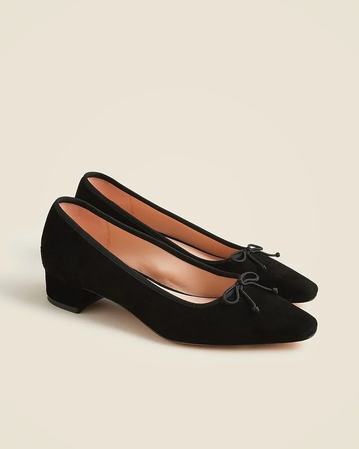 Pointed-toe pumps in suede - Image 2