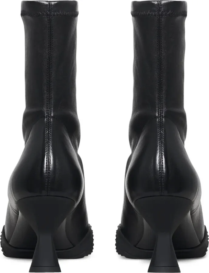 Pointed-Toe Sculpted-Heel Boots - Image 3