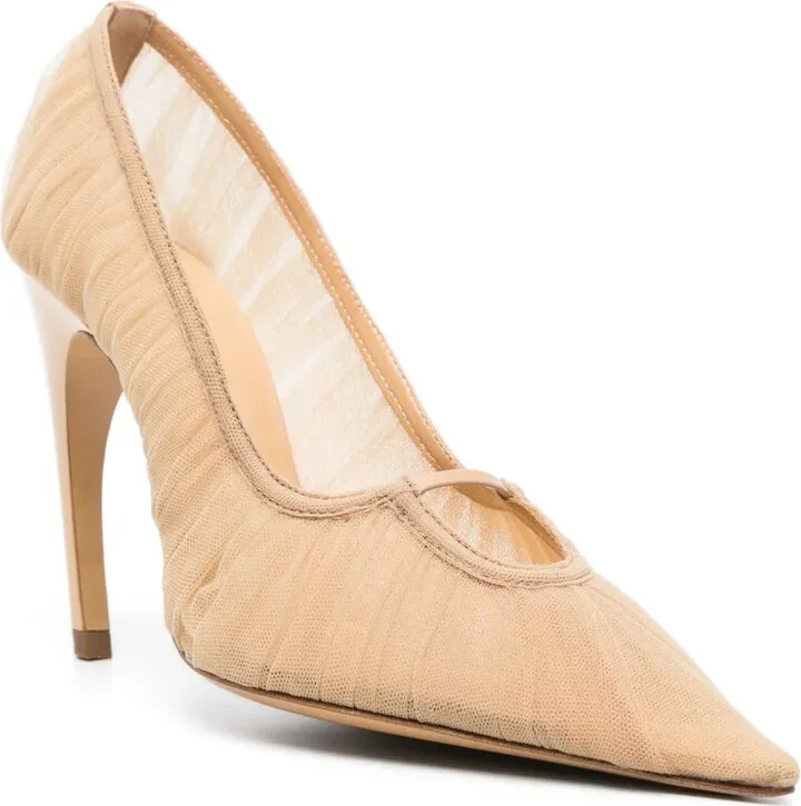 Pointed-Toe Sheer Pumps - Image 2