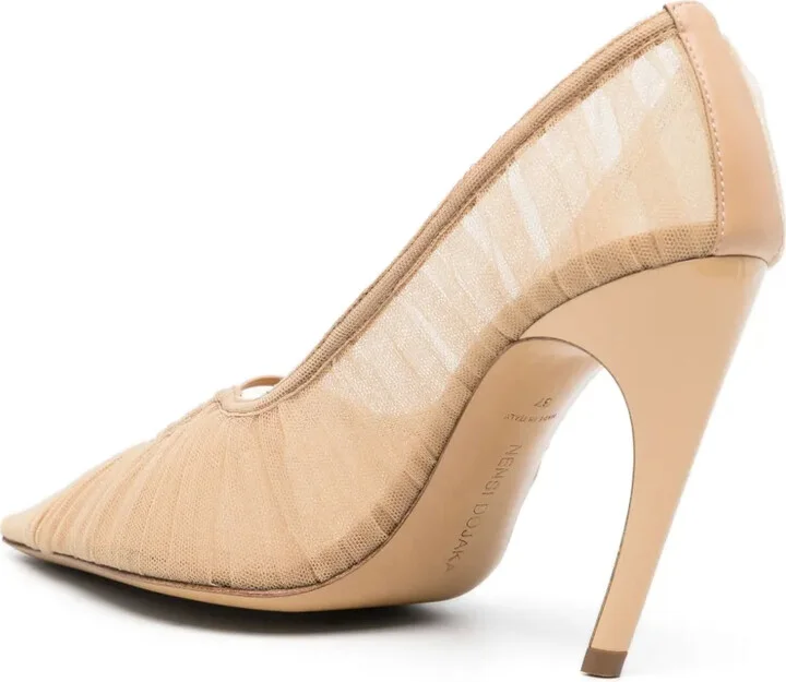 Pointed-Toe Sheer Pumps - Image 3