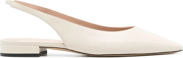 Pointed-Toe Slingback Ballerina Shoes