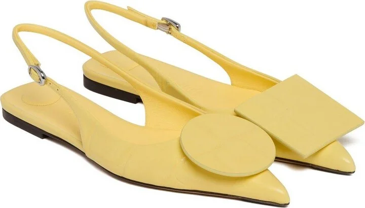 Pointed Toe Slingback Flats - Image 2