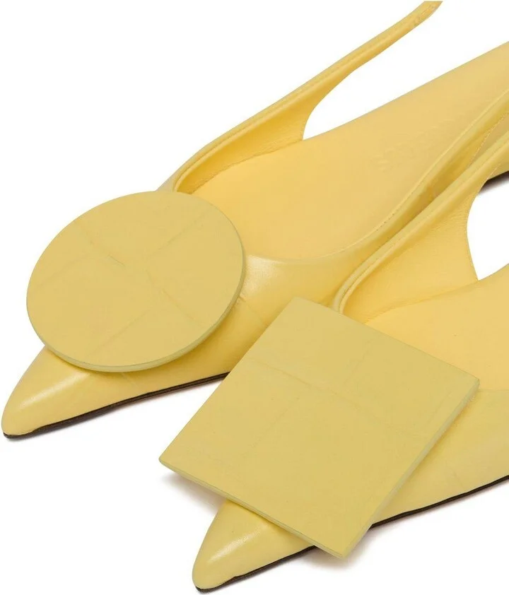 Pointed Toe Slingback Flats - Image 5