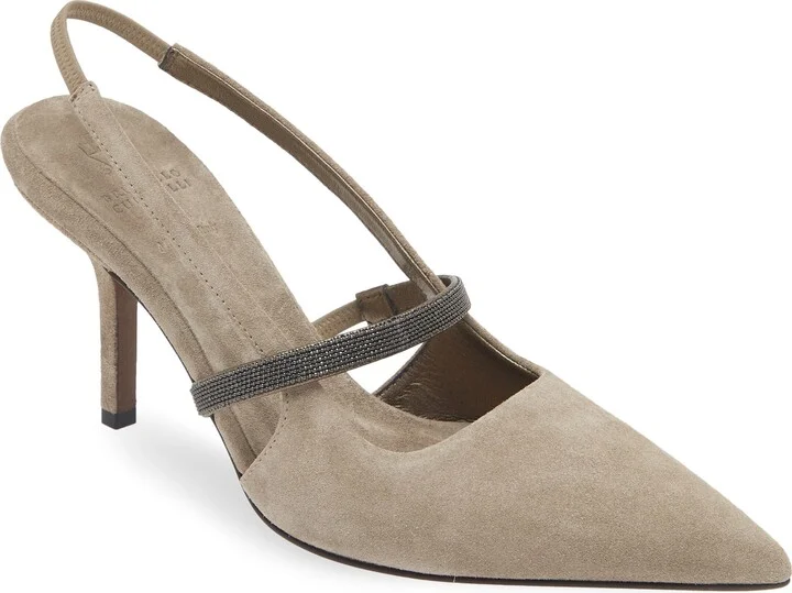Pointed Toe Slingback Pump