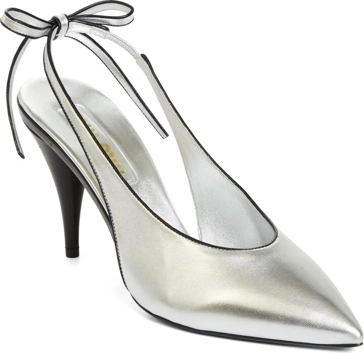 Pointed Toe Slingback Pump