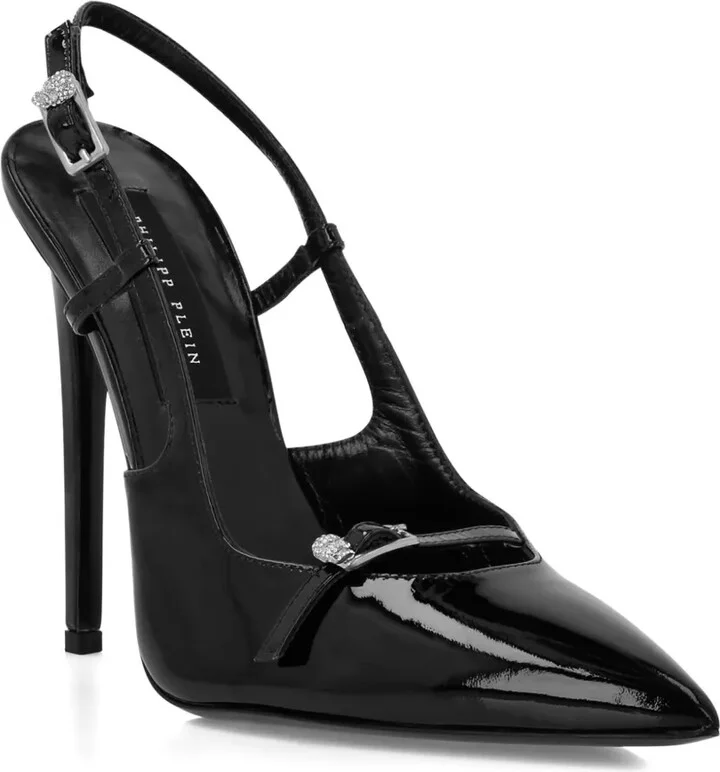 Pointed-Toe Slingback Pumps - Image 2