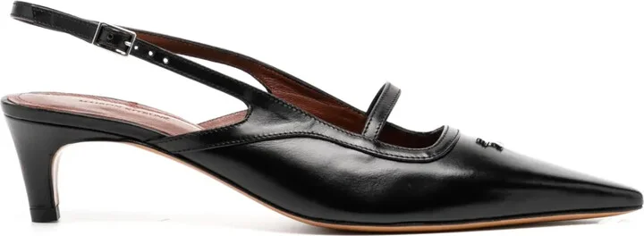 Pointed-Toe Slingback Pumps