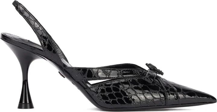 Pointed-Toe Slingback Pumps