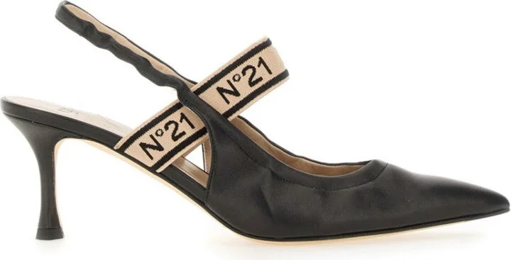 Pointed Toe Slingback Shoes