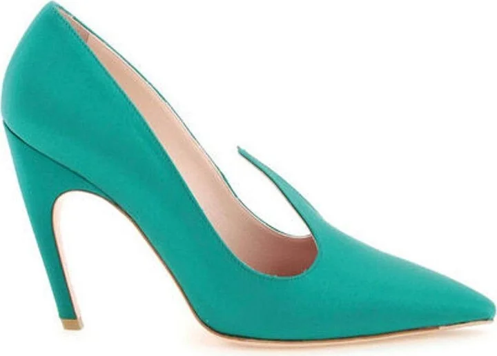 Pointed Toe Slip-on Pumps - Image 2