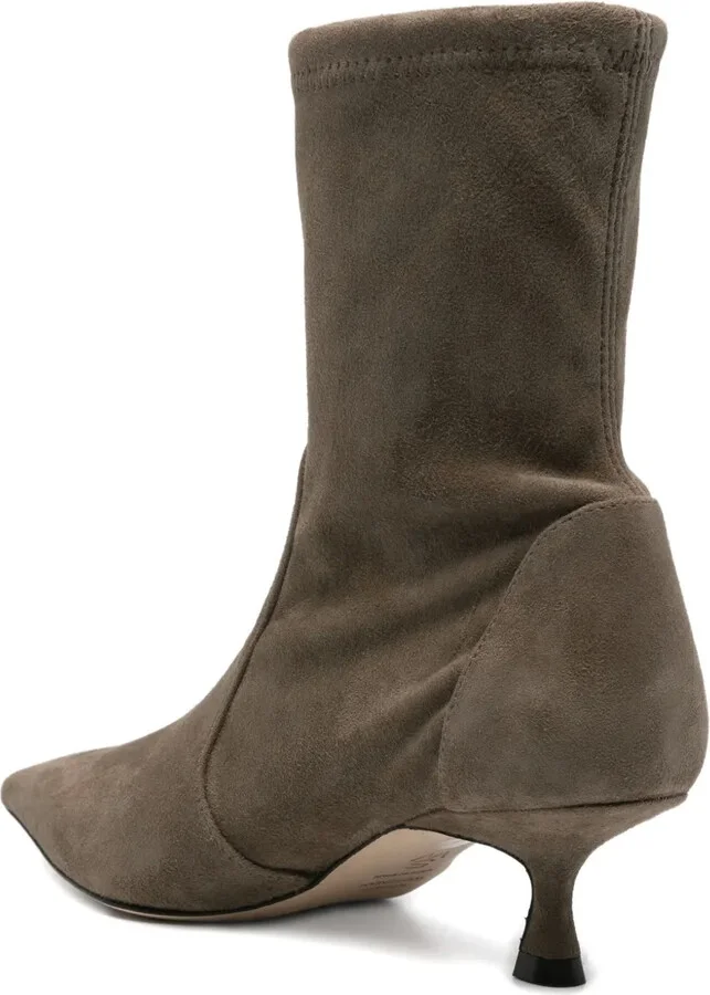 Pointed-Toe Sock Boots - Image 3