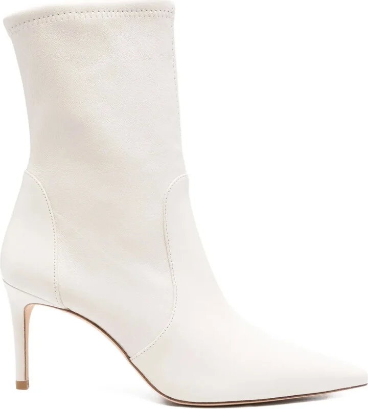 Pointed-Toe Sock Boots