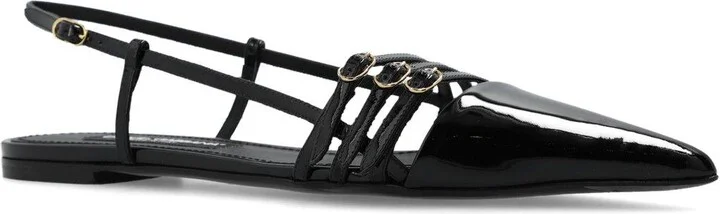 Pointed Toe Strap Slingbacks - Image 2