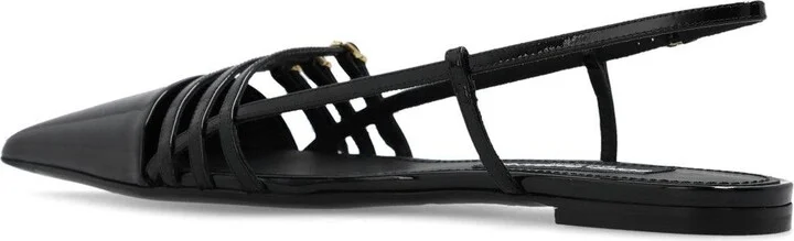 Pointed Toe Strap Slingbacks - Image 3