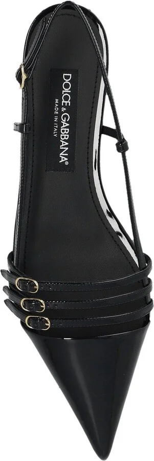 Pointed Toe Strap Slingbacks - Image 4