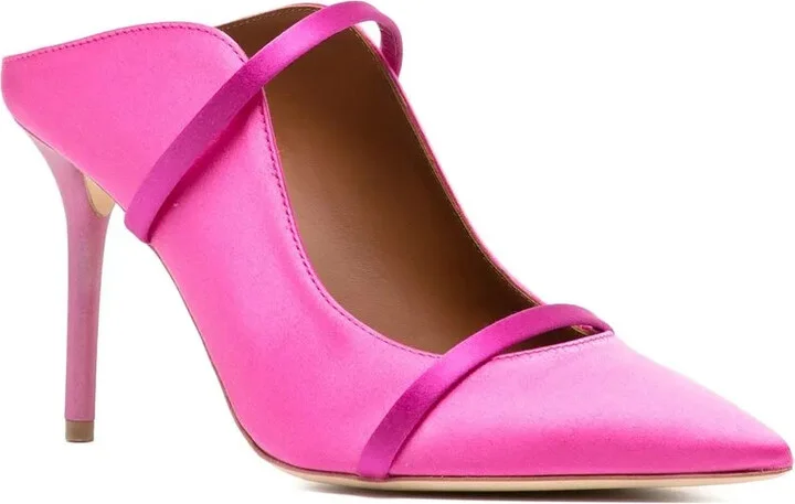 Pointed-Toe Strappy Mules - Image 2
