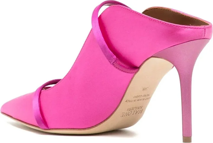 Pointed-Toe Strappy Mules - Image 3