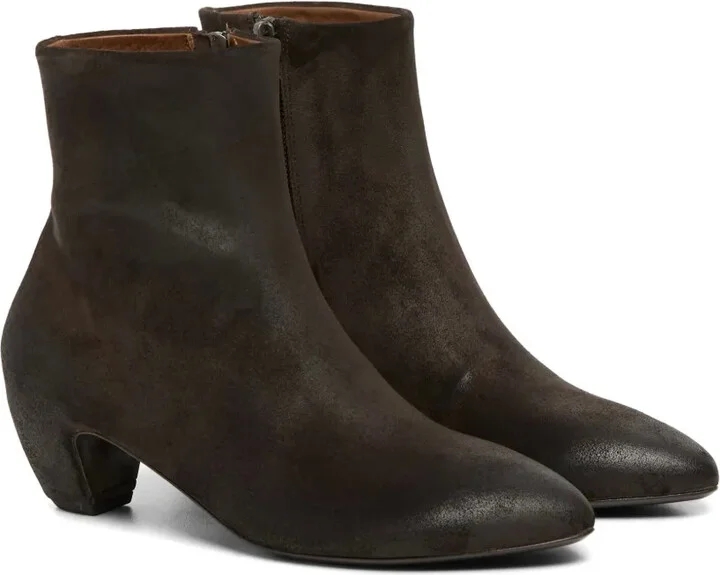 Pointed-Toe Suede Ankle Boots - Image 2