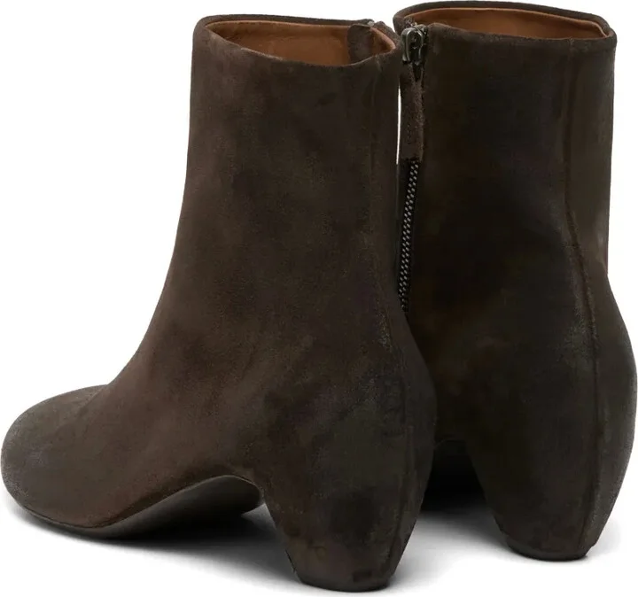 Pointed-Toe Suede Ankle Boots - Image 3