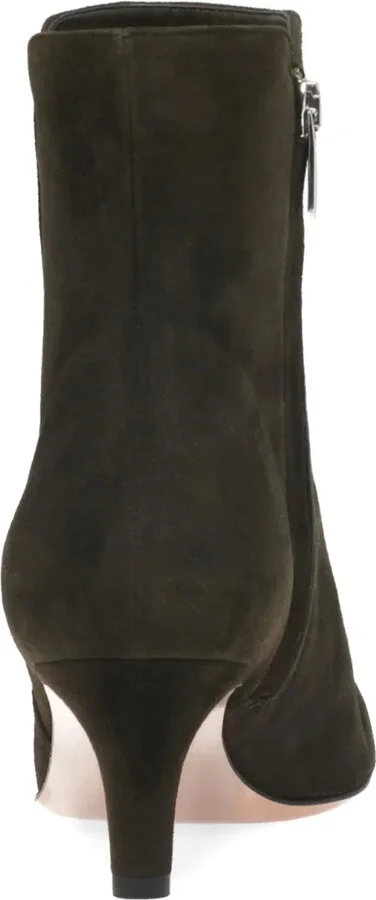 Pointed-Toe Suede Ankle Boots - Image 3