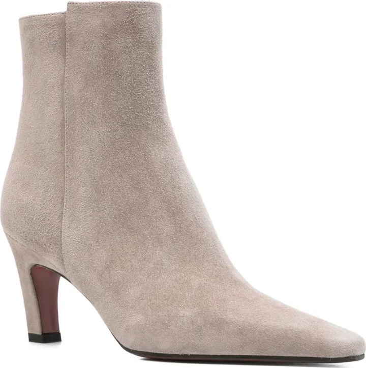 Pointed-Toe Suede Boots - Image 2