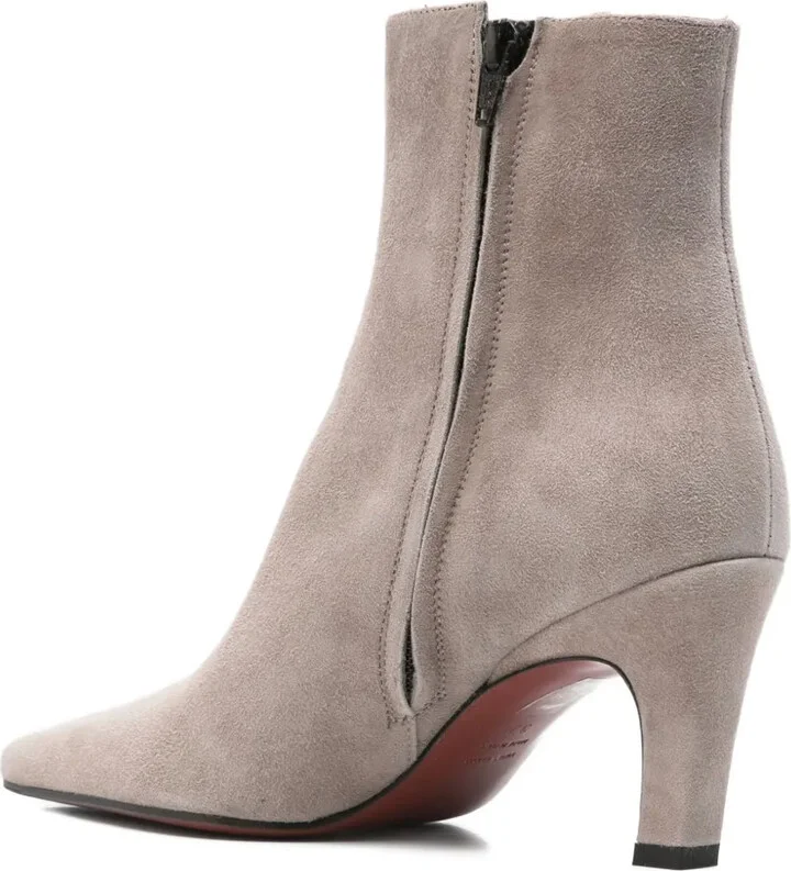 Pointed-Toe Suede Boots - Image 3