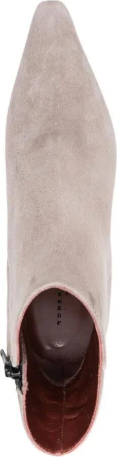 Pointed-Toe Suede Boots - Image 4