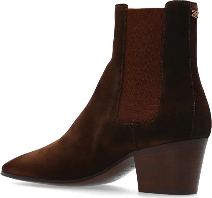 pointed-toe suede Chelsea boots - Image 5