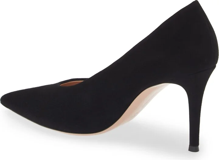 Pointed Toe Suede Pump - Image 2