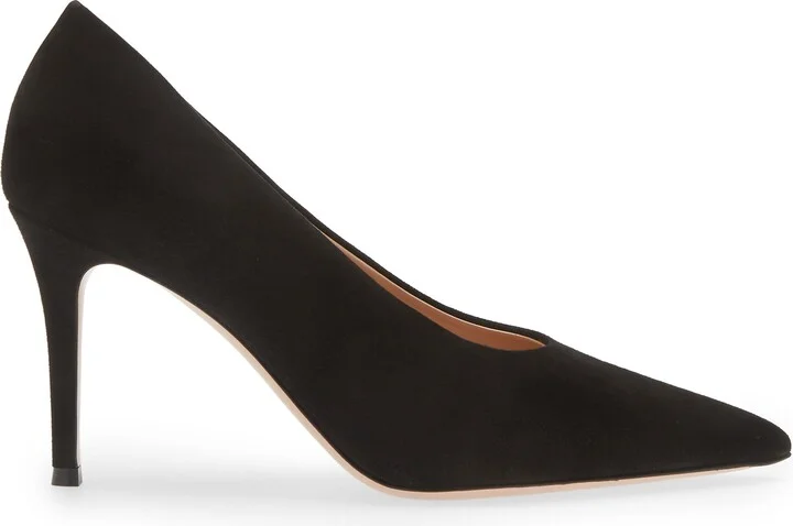 Pointed Toe Suede Pump - Image 3