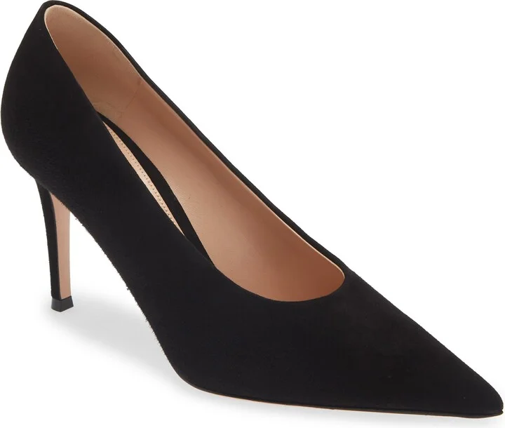 Pointed Toe Suede Pump