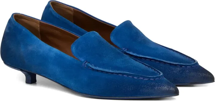 Pointed-Toe Suede Pumps - Image 2